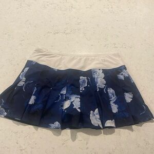 ELEVEN By Venus Williams Navy Floral Tennis Skirt